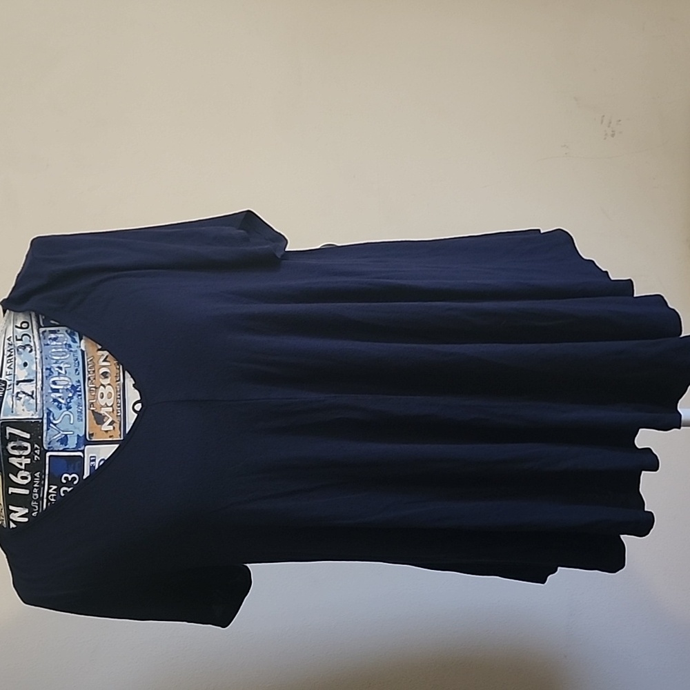 Green Envelope Navy Tee